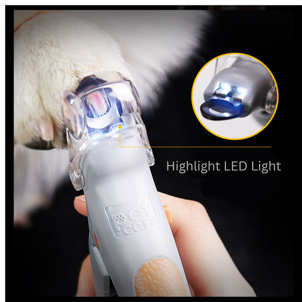 Peticare™  Led Light Nail Clippers for Pets – Safe, Precise & Stress-Free Grooming at Home