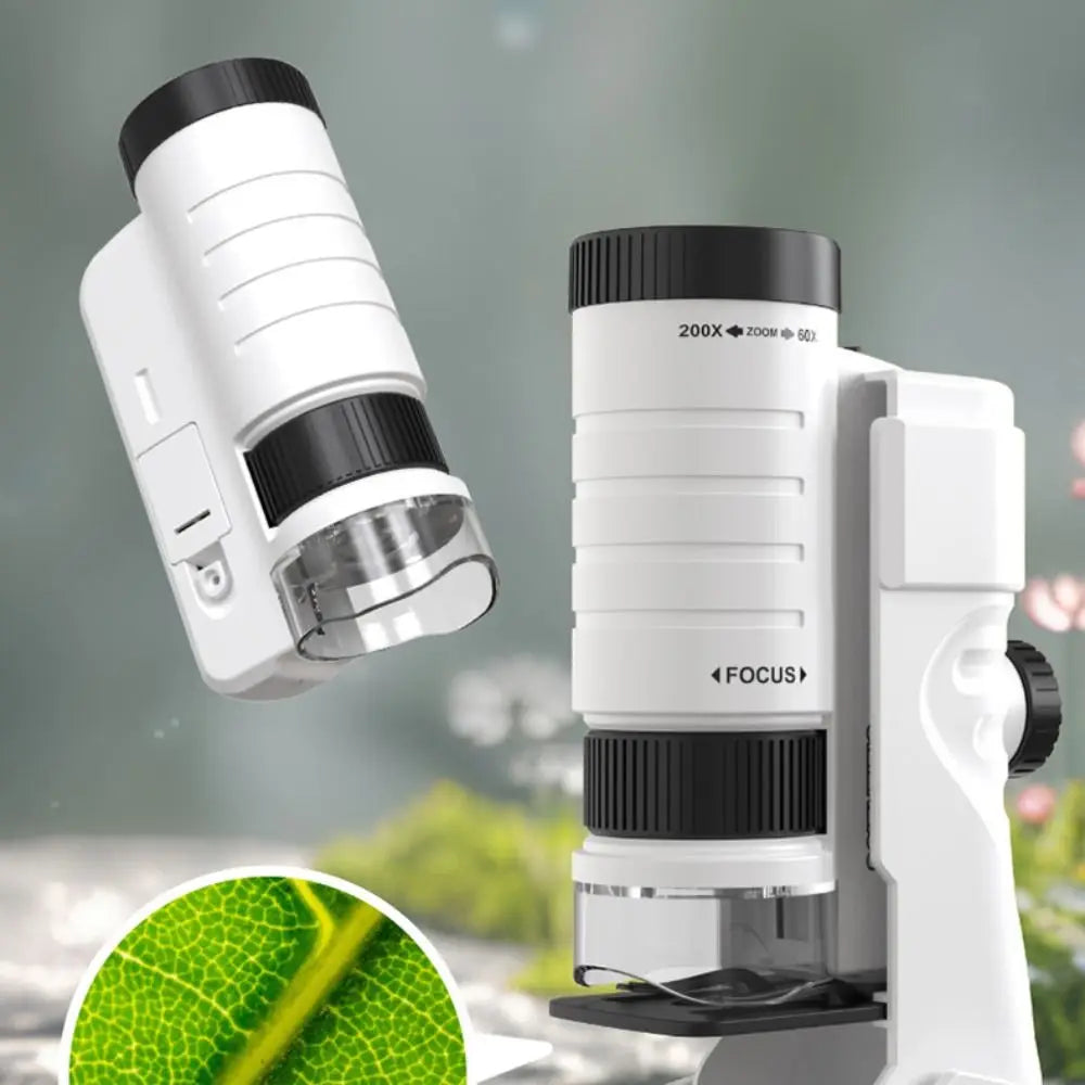 MagnifyPro™ 60–200X Handheld Microscope