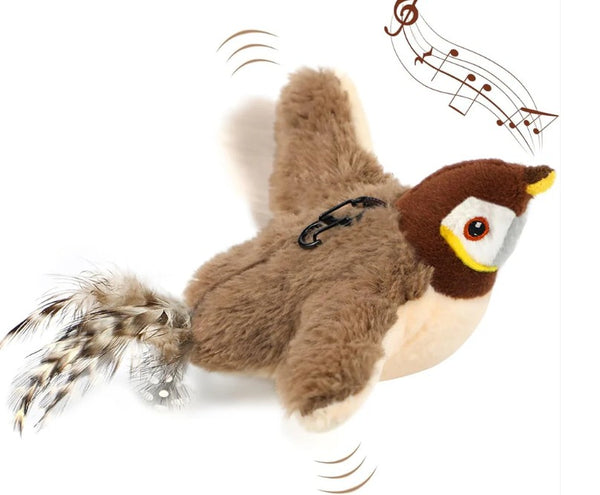 Interactive Flying Bird Cats Toy -Rechargeable